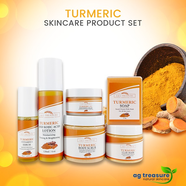 Turmeric Skincare product set