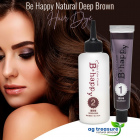 b happy natural deep brown hair dye